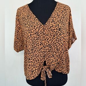 Leopard Crop Shirt